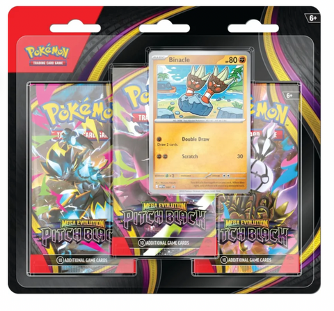 Pokémon - Mega Evolution Pitch Black - 3 Pack Blister (English)